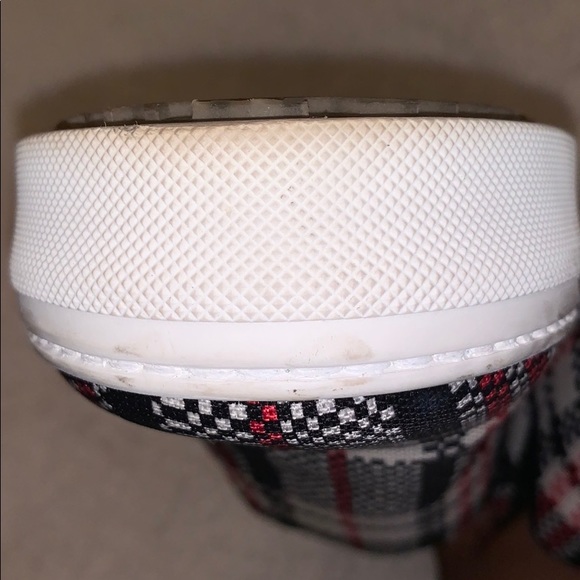 CELINE  Authentic Print Pattern Black Red Sneakers - Picture 11 of 15